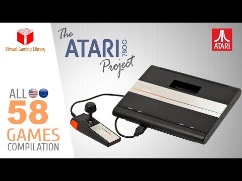 The Atari 7800 Project - All 58 Games - Every Game (US/EU)