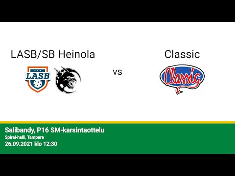 Salibandy, P16 SM-karsintaottelu LASB/SB Heinola - Classic