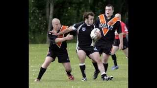 preview picture of video 'Carluke Tigers 06.06.09 - Tackles and Running'