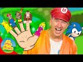 Sonic Finger Family Song Kids Video Games And Nursery Rhymes The Mik Maks