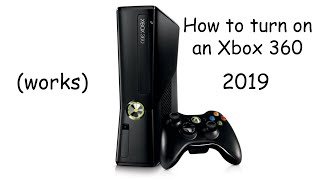 How to turn on an Xbox 360 in 2019 (works)