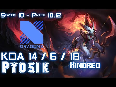DRX Pyosik KINDRED vs ELISE Jungle - Patch 10.12 KR Ranked