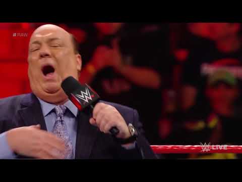 Kane interrupt Paul heyman speech