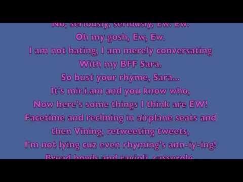 Ew!- Jimmy Fallon ft will.i.am FULL Song Lyrics (Official)