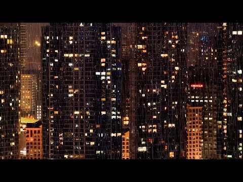 New York City Showers At Night | Rain Sounds, Rain On Window For Sleeping 😴✨🌧️🌚🗽🫧