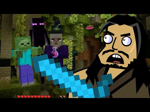 MOBS IN THE LUSH CAVE?! | Roach Plays Minecraft (The Squad)