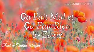 Ça fait mal et Ça fait rien - Zazie (karaoke)
