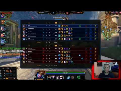 Smite: The Longest Game Ever 160 Kills Conquest Video (Loki Gameplay)