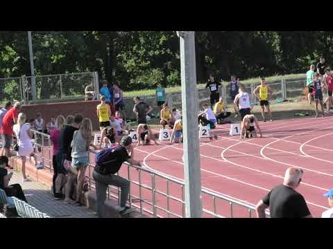 100m mężczyzn bieg 2 - Słubice 20200730