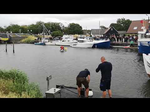 Havnestafet ved hornfiskefestivalen i Kramnitze