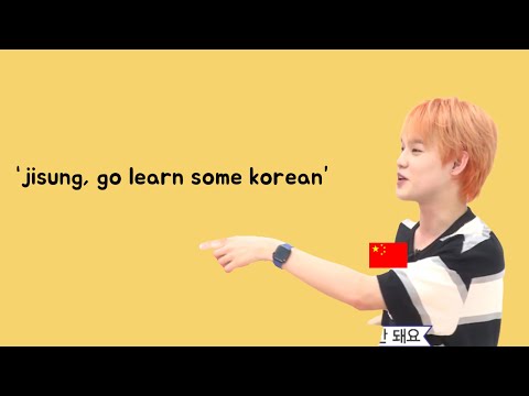 chenle and renjun correcting their korean colleagues' korean for 3 minutes