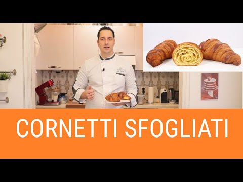 CORNETTI FATTI IN CASA - CROISSANT SFOGLIATI 🥐 Ricetta👇🏻Corsi di Pasticceria - Di Giglio Academy