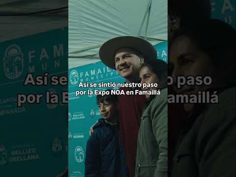 ¡Gracias Famaillá! 🌽🎶 Qué orgullo llevar nuestro canto a este escenario tan importante de Tucumán.