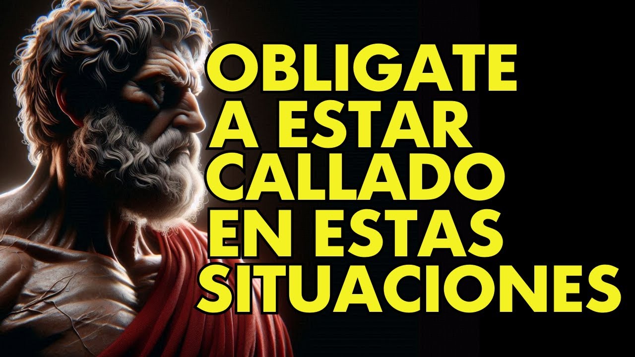 FORCE YOURSELF TO REMAIN SILENT IN THESE SITUATIONS | STOICISM