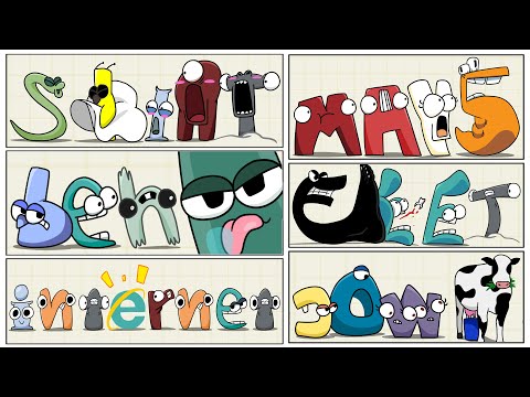 Alphabet Lore PARODY ALL COMPILATION / Alphabet Lore animation @Mike Salcedo