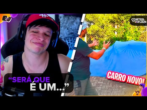 ARUAN REAGE: ESSE É MEU CARRO NOVO 🙏🏻🙏🏻 (THIAGO REIS) - Cortes do Aruan