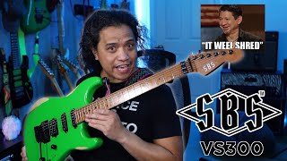 Video thumbnail for IT WILL SHRED! SBS Guitars VS300 Steve Brown Sound Guitar Fetish GFS by Perfecto De Castro