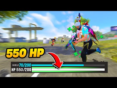 MAIS DE 550 DE VIDA!! MELHOR COMBO DE HABILIDADES DO FREE FIRE