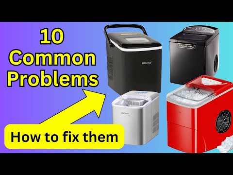 What's wrong with my countertop portable ice maker (10 Common Problems and how to fix them)