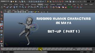Rigging A Human Character in Maya (Part1/3) (Rosalina Model)