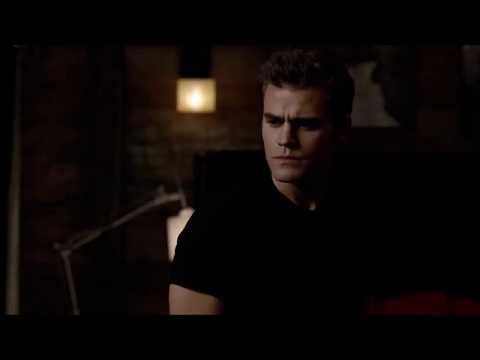The Vampire Diaries - 1x01 - Stefan, Elena, Bonnie, Caroline, Matt Scene - Zach and Stefan Scene