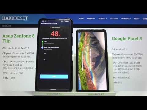 Asus ZenFone 8 Flip vs Google Pixel 5 - AnTuTu Performance Comparison