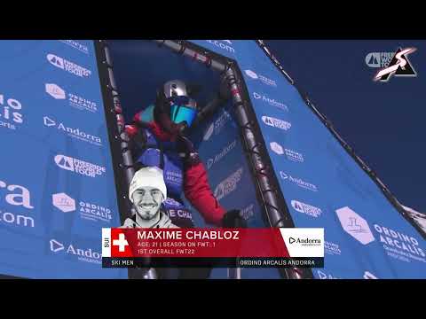 Le run de Maxime Chabloz qui monte sur le podium à Ordino Arcalís