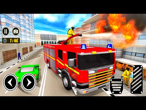 NY City Firefighter Simulator_ Fire Truck Driving Simulator 2021_ Android Gameplay