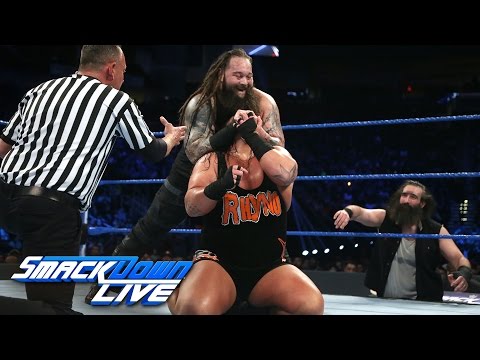 Heath Slater & Rhyno vs. Wyatt Family - SmackDown Tag Team Title Match: SmackDown LIVE, Dec. 6, 2016