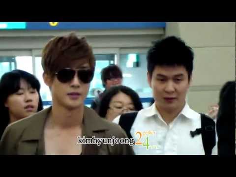 120502 KimHyunJoong fancam-Departure to Singapore