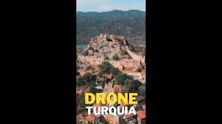 Imagens de Drones do Castelo Simena e da Vila Kalekoy | #shorts