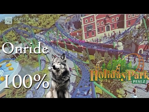 100% Wolf onride Simulation neue Gerstlauer Familien Achterbahn 2025 Holiday Park