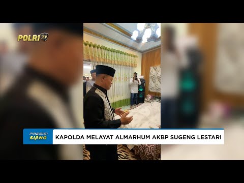 KAPOLDA SULTENG MELAYAT ALMARHUM AKBP SUGENG LESTARI