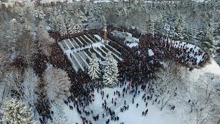 Suomi 100 - Kunniavartio Kalevankankaan sankarihautausmaalla 6.12.2017