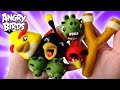 Angry Birds Slingshot Stories But As Needlefelt Wool Art