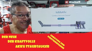 Der BRANDNEUE lubluelu Akku Stielstaubsauger #einhellharry