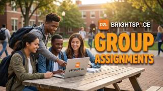Create a Group Assignment #D2L #Brightspace