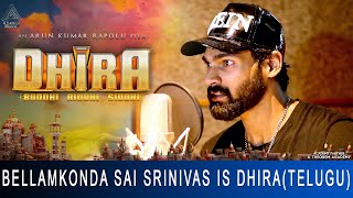 Bellamkonda Srinivas Dubbing For Telugu #DHIRA Movie | Mocap Film | A Theorem Studios video