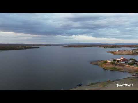 Pôr do sol no calçadão de Cruzeta - RN 