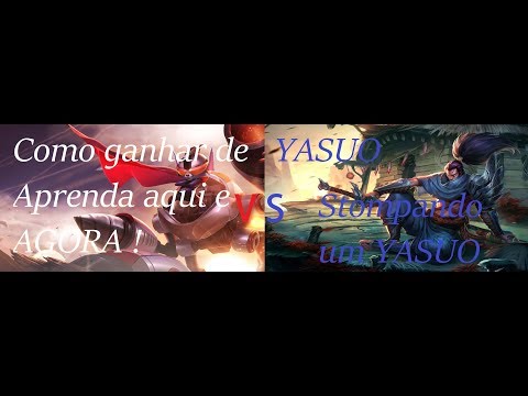 COMO JOGAR CONTRA YASUO? APRENDA AQUI E AGR ! RUMBLE VS YASUO #FOGONELES