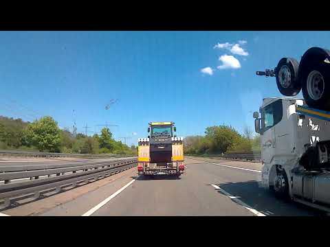 Roadtrip Germany A4 towards Eisenach