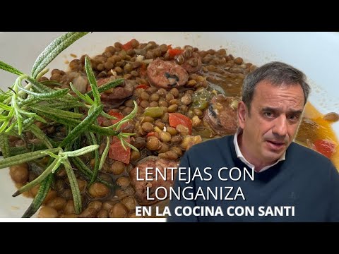 Lentejas con longaniza. La receta más fácil y deliciosa #recetarápida