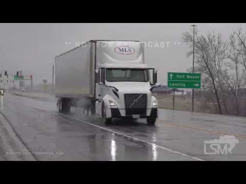 02-22-2023 Auburn, Indiana Ice Storm - Trees Covered in Ice