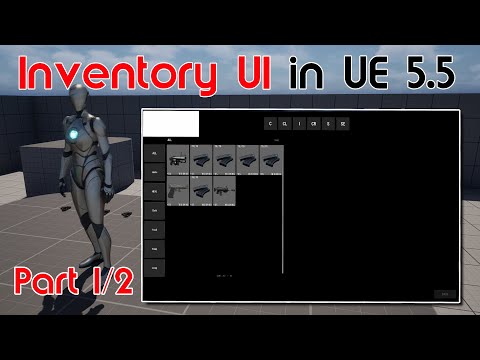 How to Make a Player Menu for Inventory UI in Unreal Engine 5.5
