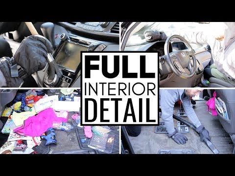 Cleaning The Dirtiest Car Interior Ever! Complete Disaster Full Interior Car Detailing Honda Odyssey Video