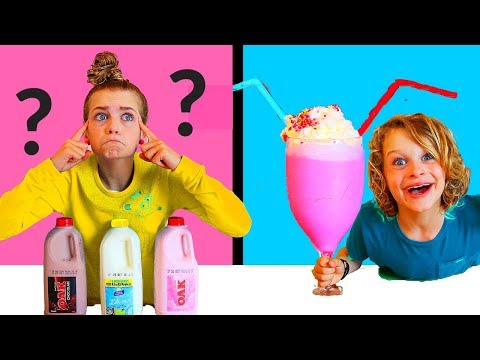 Twin Telepathy Milkshake Challenge!! (THE GREATEST EVER) SIS VS BRO style ft The Norris Nuts