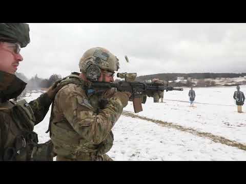U.S. and German Forces Enhance Urban Warfare Skills with the M4