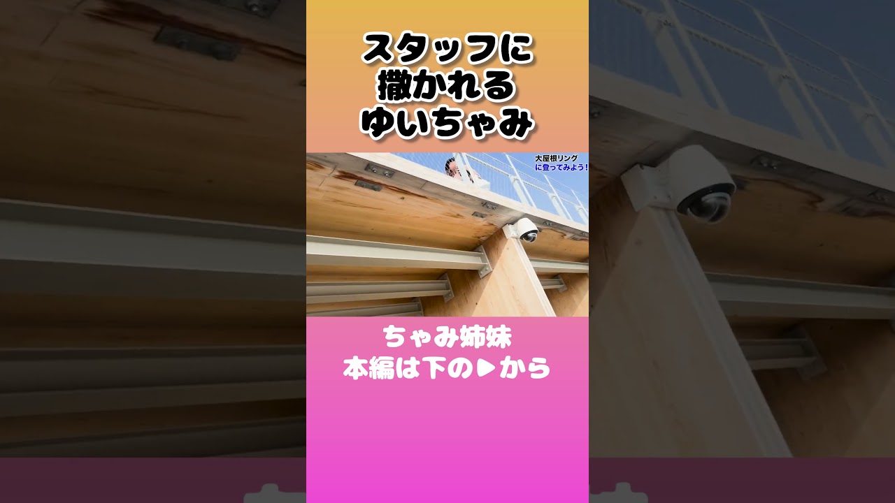 スタッフに撒かれるww