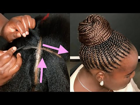 Feed In Braids Updo