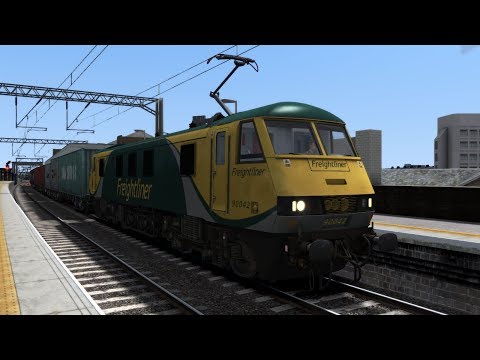 TS 2020 Freightliner 90042 passes Camden Road with 4M81